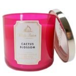 Bath & Body Works White Barn 3-Wick Candle with Essential Oils - 14.5 oz - Cactus Blossom Core Scent! - Image 5