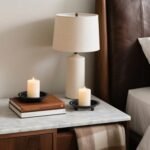 Beeutik Black Candle Holder Set: 2 Round 4.13" Iron Candle Stands for Pillar & Ball Candles, Perfect for Home Decor. - Image 7