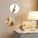 Zonsuli Golden Legs Sculpture: Elegant Resin Decor for Indoor/Outdoor Use, Ideal for Bedroom and Office. - Image 5