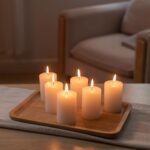 Housecret 50 Pack of 2" D x 3" H White Unscented Pillar Candles - 20 Hour Burn Time, Perfect for Weddings and Holidays. - Image 4