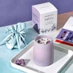 Lavender Vanilla Scented Candle with Crystal | Luxury 10oz Natural Soy Gift for Women, Aromatherapy for Home - Image 2