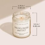 Sweet Water Decor Self Care Candle: 9oz Patchouli Eucalyptus & Lavender, 100% Cotton Wick, 40-Hour Burn Time, USA-Made. - Image 5