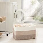 Artfeel Rectangular Woven Basket, 65L Storage for Blankets, Toys, Laundry & Magazines in Nursery or Living Room. - Image 4