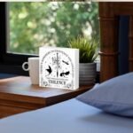 Rustic Dragon Decor Wooden Sign for Bookshelf, Library, and Reading Nook in Fantasy Style - Image 3