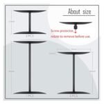 Matte Black Smtyle Candle Holders for Pillar Candles – Elegant Table Centerpieces & Gifts for Minimalists - Image 2