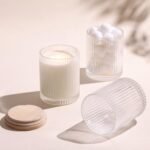 LAMORGIFT 14oz Clear Glass Candle Jars - 6 Pack with Bamboo Lids & Accessories for DIY Candle Making - Image 6