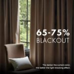 PRIMROSE 108" Blackout Velvet Curtains - Set of 2, Heavy Room Darkening Drapes for Living Room & Bedroom. - Image 4