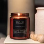 Craft & Kin Christmas Candles for Men | Premium Whiskey Caramel | 45-Hour Burn Time | All-Natural Scent - Image 5