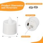 KOABY Flameless Votive Candles - 25/50/100 Pack, Lasting 8+ Hours, Warm Yellow Light, No Timer or Flickering - Image 4