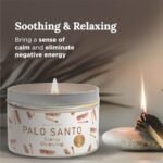 101 Long Lasting Palo Santo Smudge Candle | 6 Oz, 35-Hour Burn | Natural, Smoke-Free & Petroleum-Free - Image 4