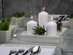 BOLSIUS 12 White Pillar Candles Set - 2.3 x 3 inches, 17 Hours Clean Burn, No Palm Oil, 0% Animal Fat, European Quality for Weddings & Events. - Image 5