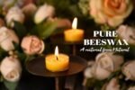 100 Pack Pure Beeswax Tealight Candles | Bulk Natural Unscented, Clean Burning Yellow Candles - Image 8