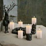 Housecret 50 Pack of 2" D x 3" H White Unscented Pillar Candles - 20 Hour Burn Time, Perfect for Weddings and Holidays. - Image 7