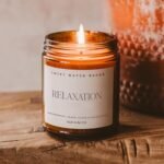 Sweet Water Decor Relaxation Candle - Soy Eucalyptus, Peppermint, Clove Scent - 9oz Amber Jar, 40+ Hour Burn Time, Made in the USA. - Image 2