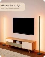 EDISHINE LED Corner Floor Lamp – 57.5" Minimalist Design, Dimmable, Adjustable Height, 3000K Warm White Light for Living Room, Bedroom, Office - Image 4