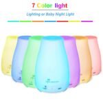 Diffuserlove 200ML Remote Control Essential Oil Diffuser: BPA-Free Ultrasonic Humidifier with 7-Color Light & Auto Shut-Off for Home, Office, or Kitchen. - Image 2
