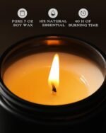 AOOVOO Scented Candle Gift Set - 6 Pack of 42 oz Long-Lasting Soy Candles for Men, Perfect for Any Occasion! - Image 3