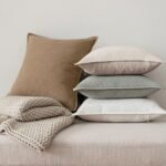 MIULEE Set of 4 Neutral Linen Throw Pillow Covers – 18x18 Inches, Soft Boho Farmhouse Decor for Living Room and Sofa. - Image 7