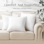 Phantoscope Premium Outdoor Pillow Inserts - Set of 2 Water-Resistant 18"x18" Square Cushions - Image 8