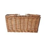 Stylish Handwoven Willow Market Basket with Durable Metal Handles—Versatile, Spacious, and Lightweight. - Image 5