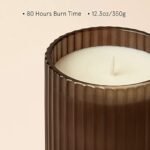LA JOLIE MUSE Santal Himalayen Candle - Luxury Amber Scented Soy Candle, 60-Hour Burn for Home Decor. - Image 5