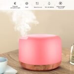 300ML Essential Oil Diffuser with Remote, Ultrasonic Cool Mist, Auto-Off, & 7 LED Colors for Home, Yoga, & Spa. - Image 3