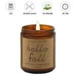 Autumn Home Décor: Natural Soy Wax Apple Cinnamon Scented Candles & Gifts for Women - Image 2