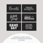 Rustic Remote Control Holder for Table & Bedside – Farmhouse TV Stand Décor & Hostess Gift - Image 4