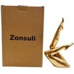 Zonsuli Golden Legs Sculpture: Elegant Resin Decor for Indoor/Outdoor Use, Ideal for Bedroom and Office. - Image 7