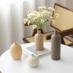 Modern Ceramic Vase Set in Neutral Colors – 4-Piece Decor for Home, Ideal Birthday Gifts for Women, Moms, and Friends. - Image 5