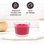 Glade 3-Wick Apple Cinnamon Scented Candle Jar with Essential Oils, 6.8 Oz, Pack of 3 - Image 4