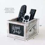Rustic Remote Control Holder for Table & Bedside – Farmhouse TV Stand Décor & Hostess Gift - Image 3