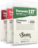 Formula 117 Dicken's Christmas, Christmas Eve & Tree Scented Wax Melts Variety Pack - 3 Highly Scented 3 Oz. Bars - Made With Natural Oils