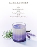 M&SENSE Lavender Spa Aromatherapy Candle: Stress Relief, 10.6oz, 60-Hour Burn, Luxury Gift. - Image 2