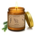 Candles for Home Scented, 16oz Large Jar Scented Candle – Cedarwood Soy Wax Candle with 100 Hour Burn Time, Long Lasting Aromatherapy Candle for Cozy Home Fragrance, Relaxation & Decorative Gift