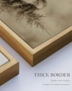 WHASAYART Vintage Santa Claus with Christmas Tree Wall Art - 12x16 Framed Canvas Print, Rustic Décor. - Image 3