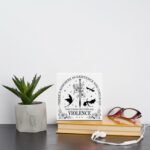 Rustic Dragon Decor Wooden Sign for Bookshelf, Library, and Reading Nook in Fantasy Style - Image 4