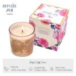 ROMIIE ZOI French Rose Scented Candle - 6oz Aromatherapy Soy Wax Jar for Home & Gifts - 170g - Image 2