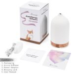 Gooamp 200ML Ceramic Diffuser: Ultrasonic Aromatherapy with LED, Auto Shut-Off & Timer for Home/Office/Yoga. - Image 7