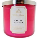 Bath & Body Works White Barn 3-Wick Candle with Essential Oils - 14.5 oz - Cactus Blossom Core Scent! - Image 3