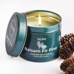Balsam Fir Pine Soy Candles - 5oz Non-Toxic & Pet Safe - Long-Lasting Holiday Home Fragrance - Image 5