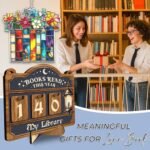 Books Read Tracker Sign | Home Library Decor | Book Lover Gift for Librarians & Readers - Image 6