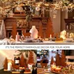 EIMMBD 5-Piece Rustic Metal Christmas Tree & Elk Decor—Vintage Evergreen Centerpieces for Farmhouse Mantel and Shelf - Image 4
