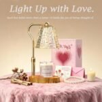 Dimmable Candle Warmer Lamp with Timer & Adjustable Height - Perfect Gift for Women & Modern Home Decor! - Image 6