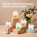 Coconut Vanilla Candle - 9oz Soy Candle for Home, Long-Lasting Aromatherapy Gift for All Occasions. - Image 4