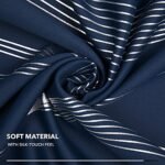 Deconovo Navy Blue Silver Wave Blackout Curtains - Thermal Insulated, Noise-Reducing 52x84, Oeko-TEX Certified, 2 Panels - Image 7