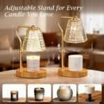 Dimmable Candle Warmer Lamp with Timer & Adjustable Height - Perfect Gift for Women & Modern Home Decor! - Image 4