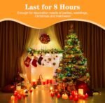 KOABY Flameless Votive Candles - 25/50/100 Pack, Lasting 8+ Hours, Warm Yellow Light, No Timer or Flickering - Image 2