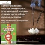 Blunt Black Hand-Dipped Incense Sticks - 144 Premium Sticks in 12 Scents, 11" Long, Long Burn Time! - Image 5