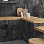 Livelynine Black Textured Concrete Wallpaper - Peel and Stick for Bedroom, Kitchen, Living Room, and More! 15.8"x78.8" - Image 6